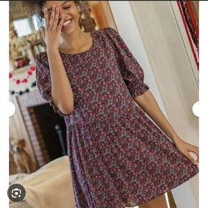 Natural Life Ditsy Floral Dress L/XL NWT